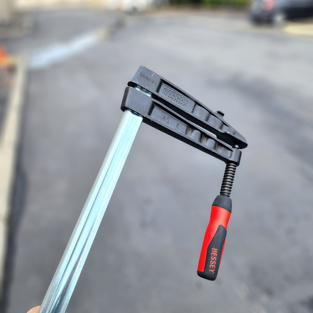 TG Series 16 in. Bar Clamp with Composite Plastic Handle and 7 in. Throat Depth (TG7.016+2K) TG Series 16 in. Bar Clamp with Composite Plastic Handle and 7 in. Throat Depth (TG7.016+2K)